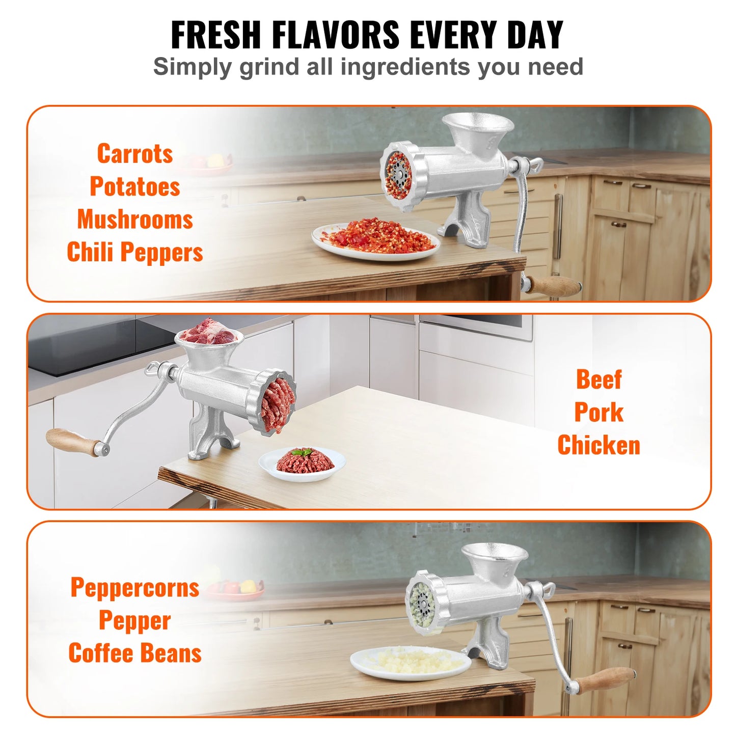 Cast Iron Manual Meat Grinder