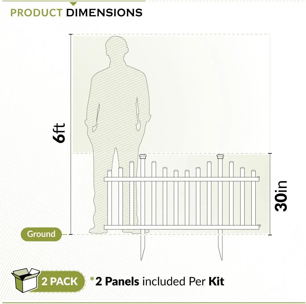 No Dig Fence Panel Kit
