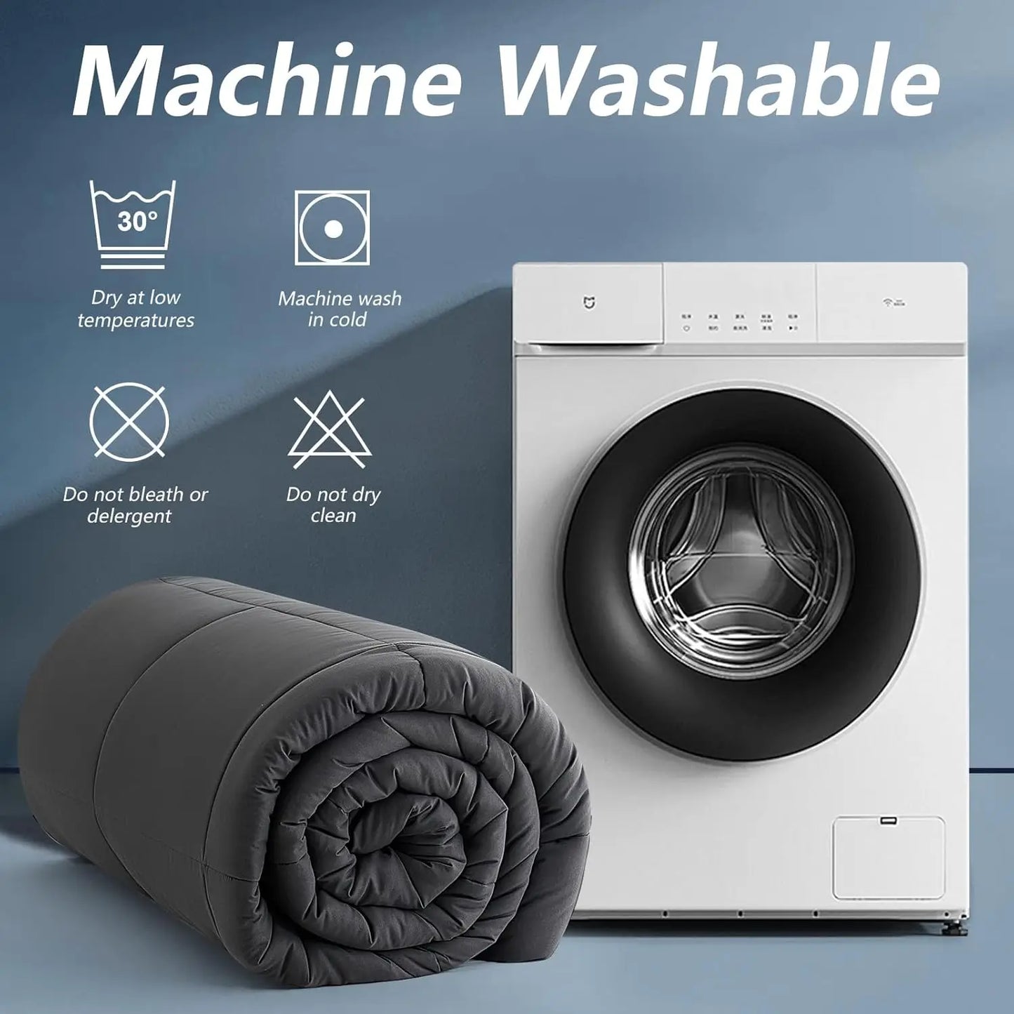 Reversible Comforter Set With Pillow Shams