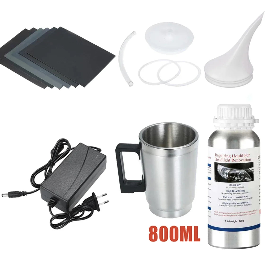 Headlight Polishing Kit