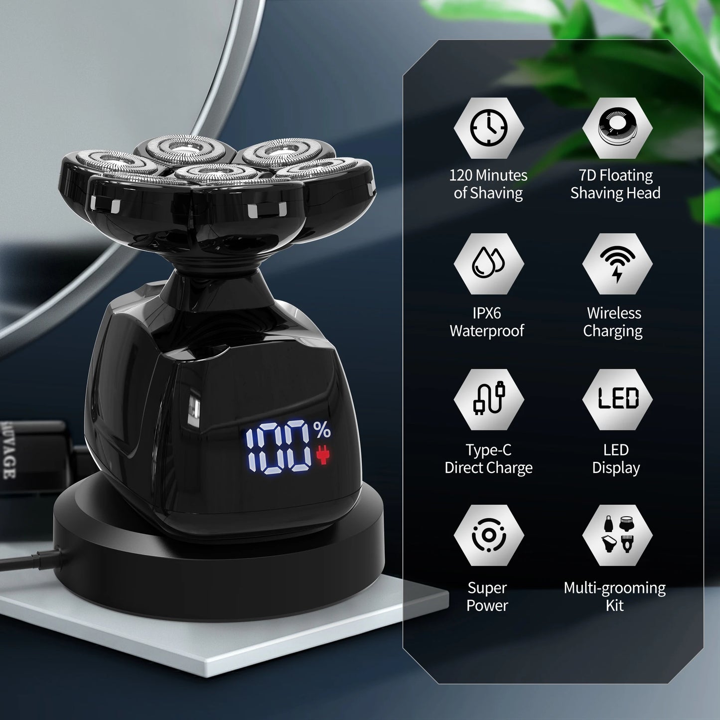 Multi-Functional Electric Shaver