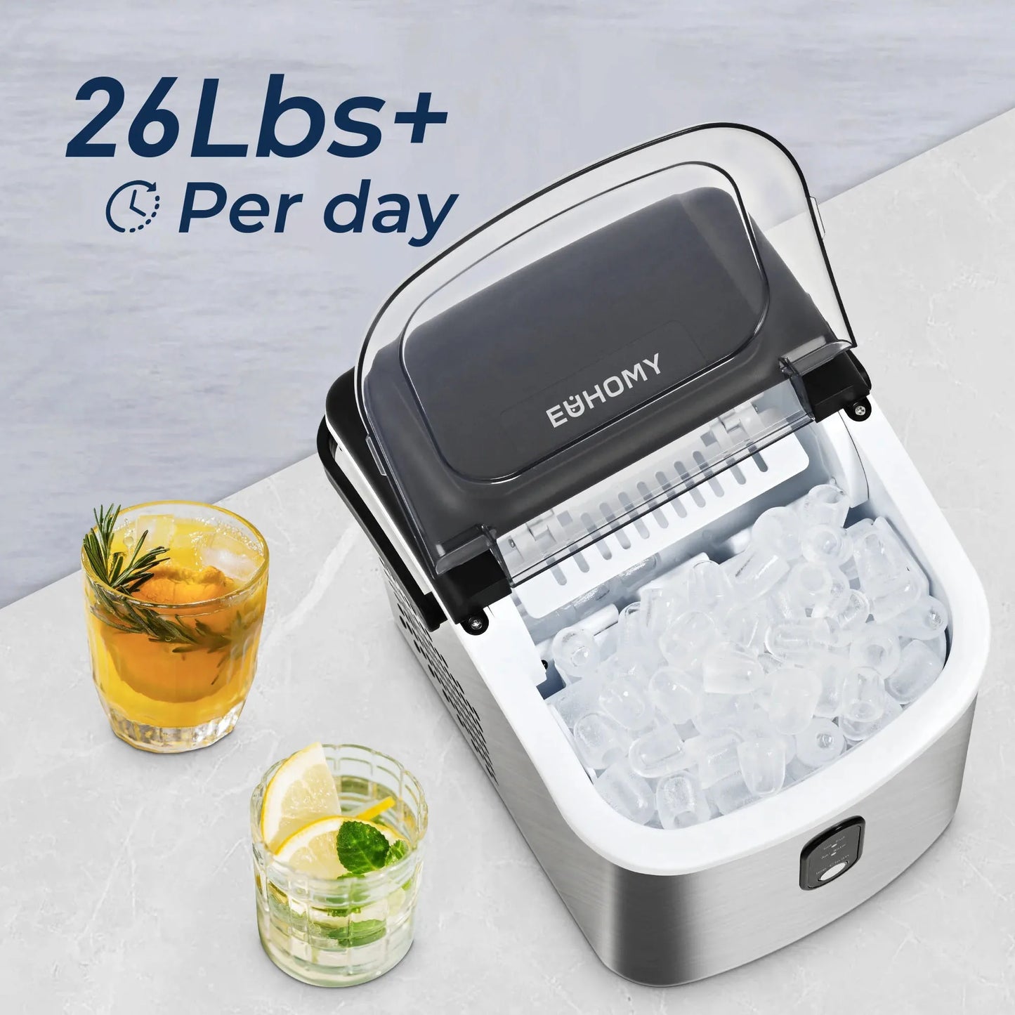 Counter Top Ice Maker With Handle