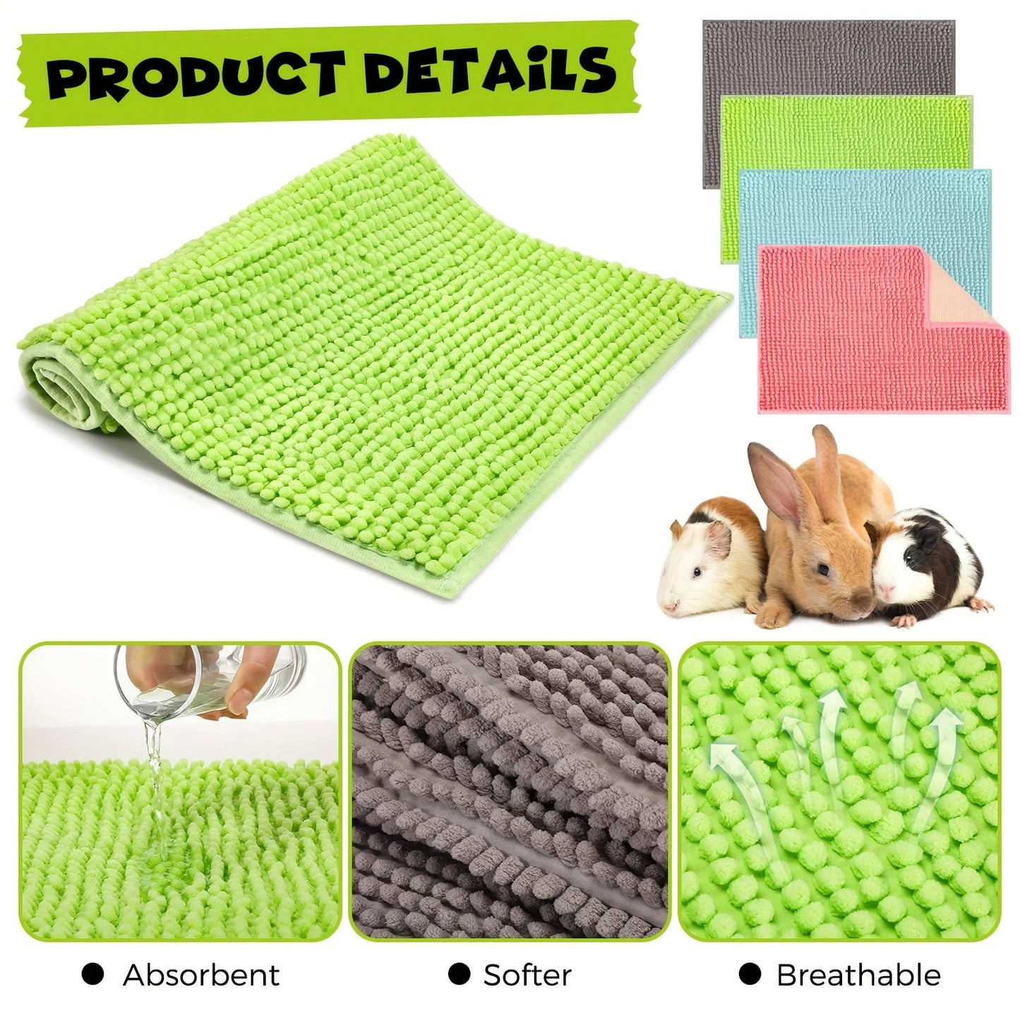 8 Pieces Cage Liners For Small Pets