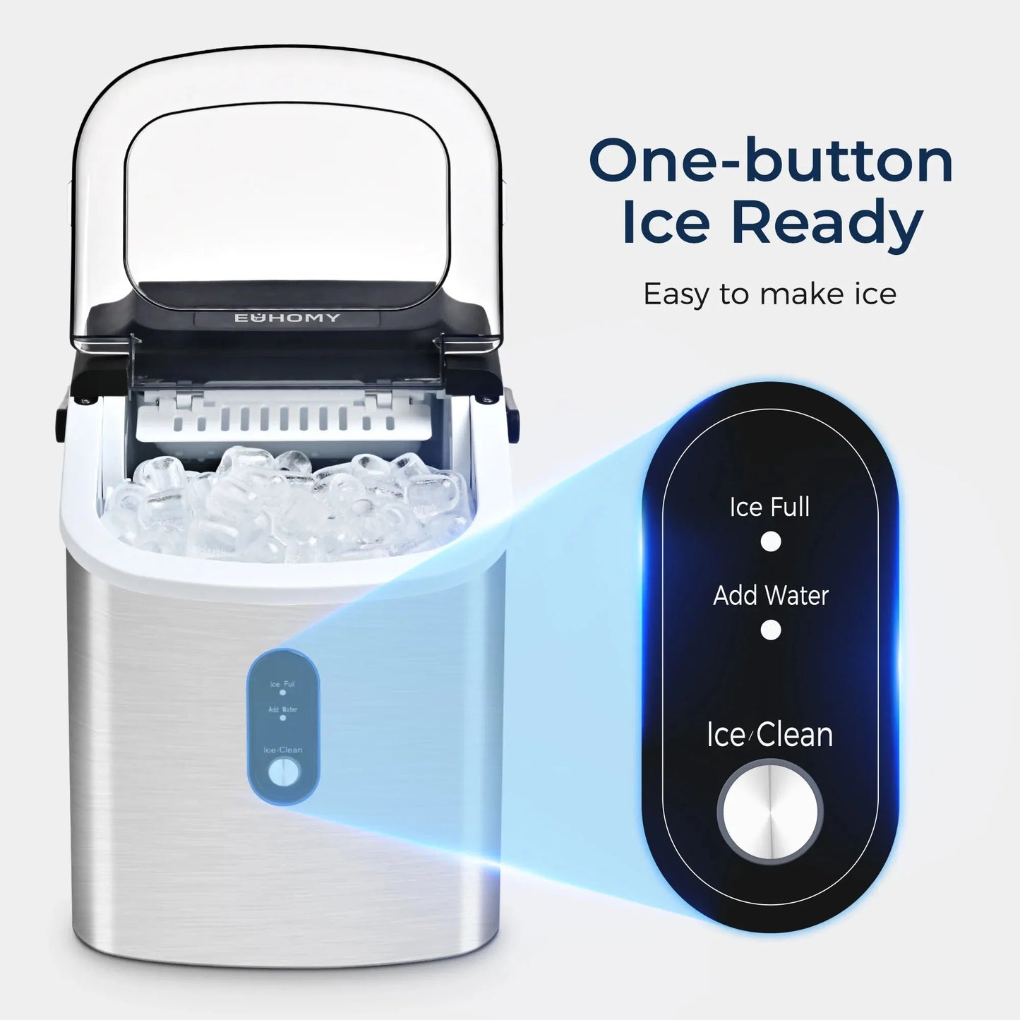 Counter Top Ice Maker With Handle