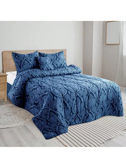 5 Piece Reversible Bedding Set