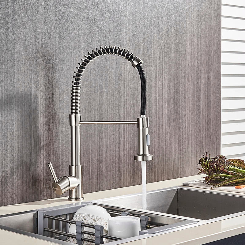 Pull Down Kitchen Sink Faucet