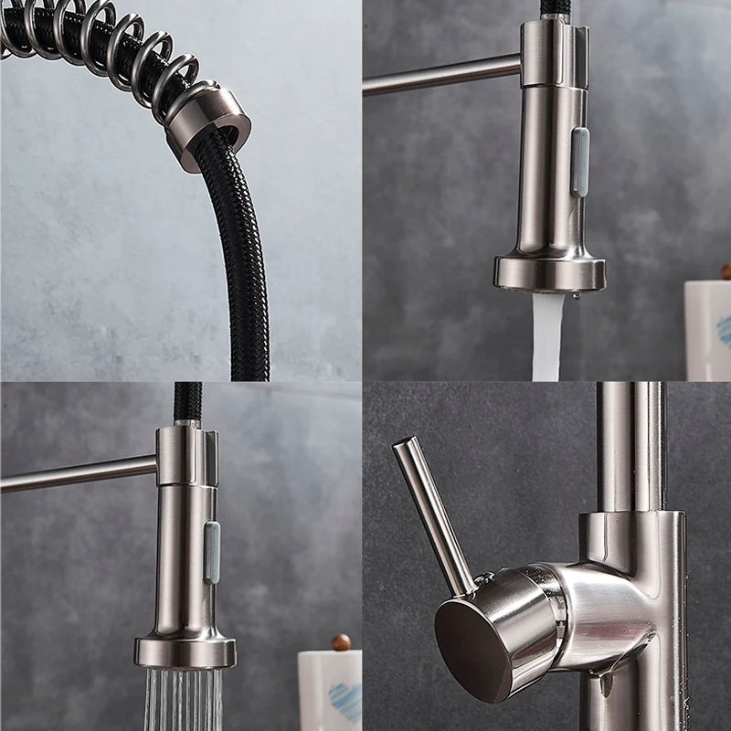 Pull Down Kitchen Sink Faucet