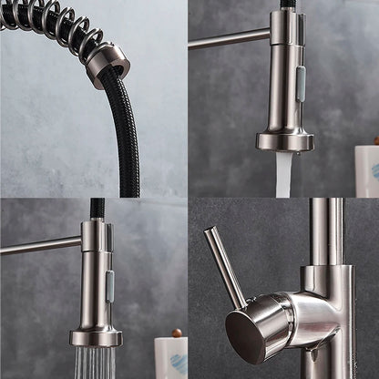 Pull Down Kitchen Sink Faucet