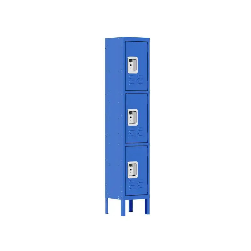3-Door Lockers for  Gym, School, Office, Garage