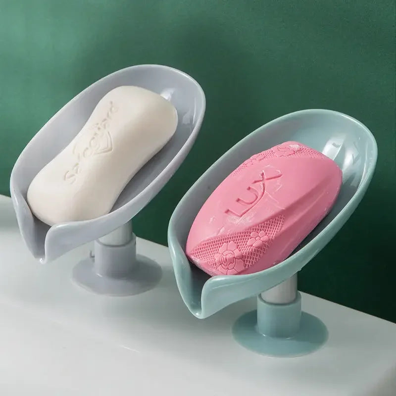 Leaf Shape Soap And Sponge Holder
