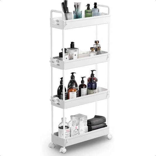Slim Rolling Storage Cart