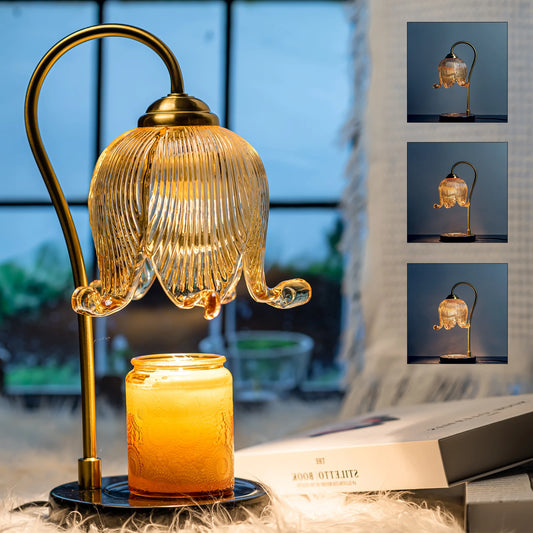 French Tulip Flower Candle Lamp
