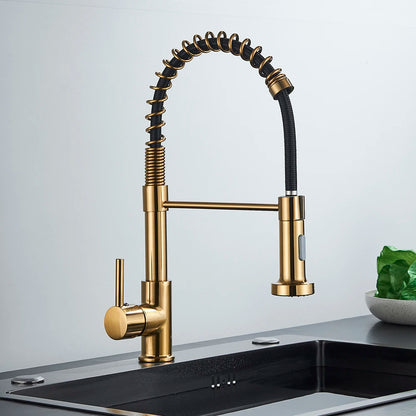 Pull Down Kitchen Sink Faucet