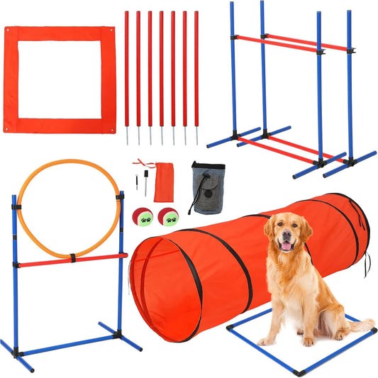 87 Pcs Dog Training  Obstacle Course
