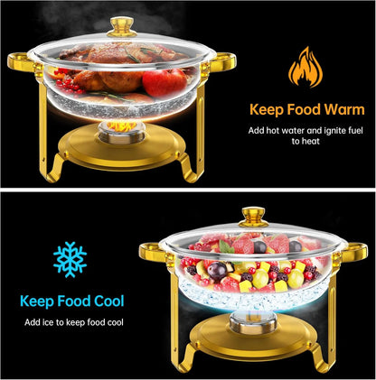 4 Pack Chafing Dish Set