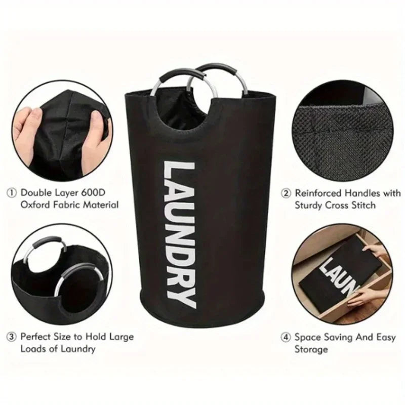 Extra-Large Laundry Basket with Padded Handle