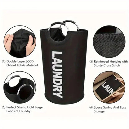 Extra-Large Laundry Basket with Padded Handle