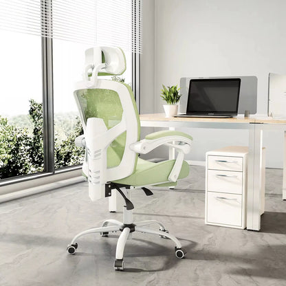 High Back Mesh Computer Desk Chair with Lumbar Support