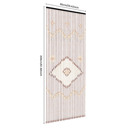 Wooden Bead String Curtain