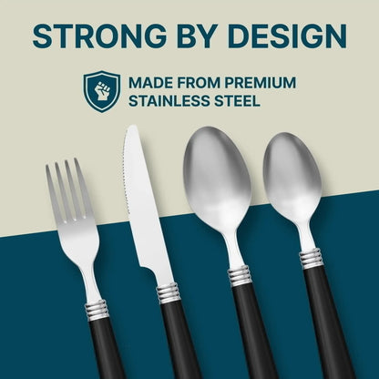 16-Piece Stainless Steel Flatware Setting For 4