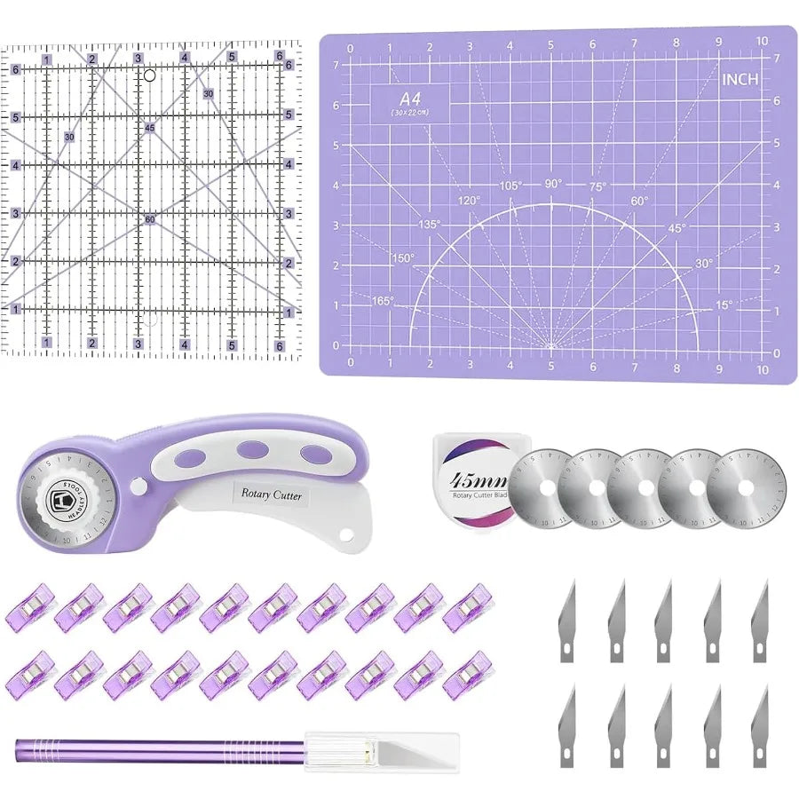 Quilting Kit With Rotary Cutter