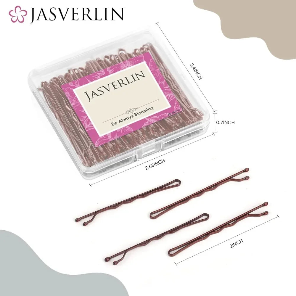 Package of 100 Brown Bobby Pins