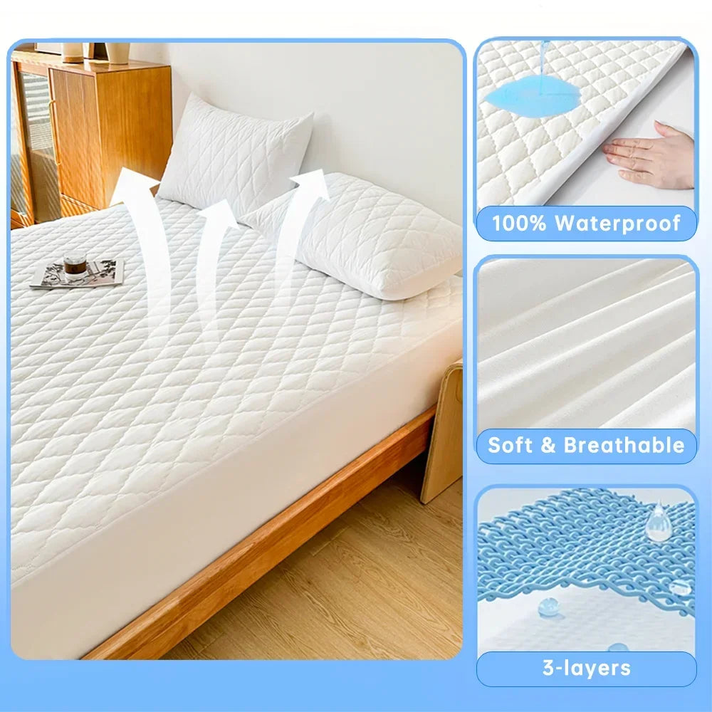 1piece  Waterproof Mattress Cover