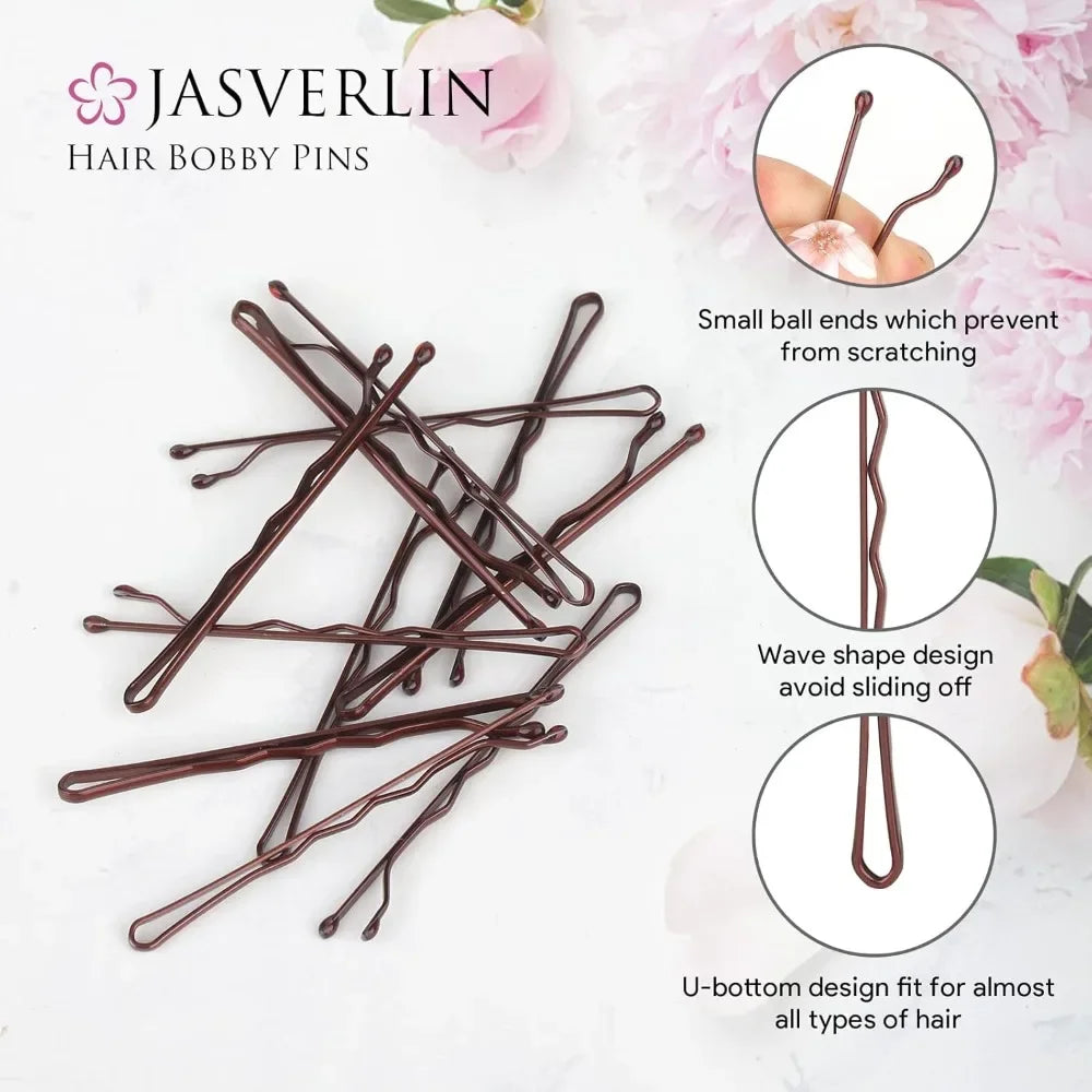 Package of 100 Brown Bobby Pins