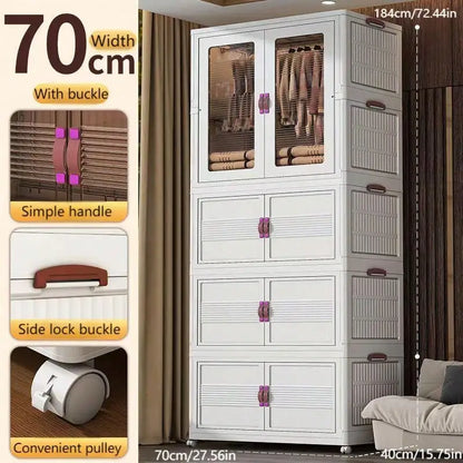 Easy to Install Wardrobe Hanging Locker