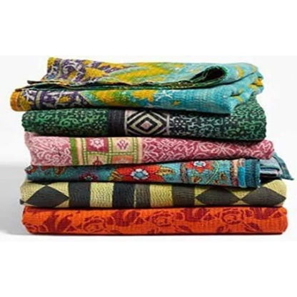 Vintage Indian Kantha Style Quilts