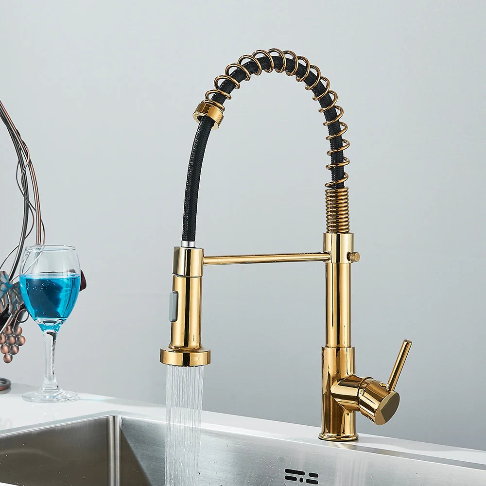 Pull Down Kitchen Sink Faucet