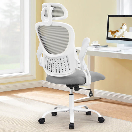 Ergonomic  Computer Desk Chair With Headrests And Lumbar Support