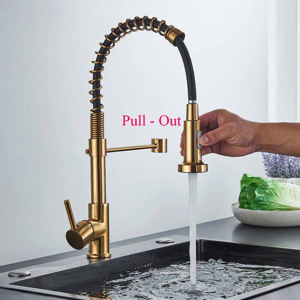 Pull Down Kitchen Sink Faucet