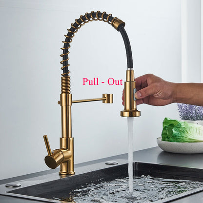 Pull Down Kitchen Sink Faucet