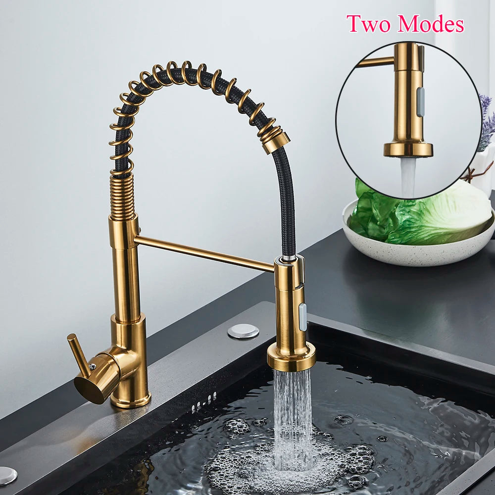 Pull Down Kitchen Sink Faucet