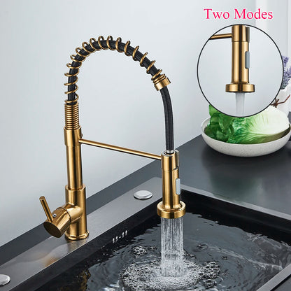 Pull Down Kitchen Sink Faucet