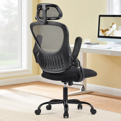 Black Mesh  Chair For Home Or Office
