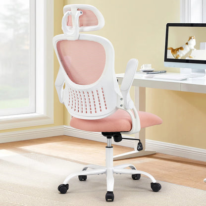 Ergonomic  Computer Desk Chair With Headrests And Lumbar Support