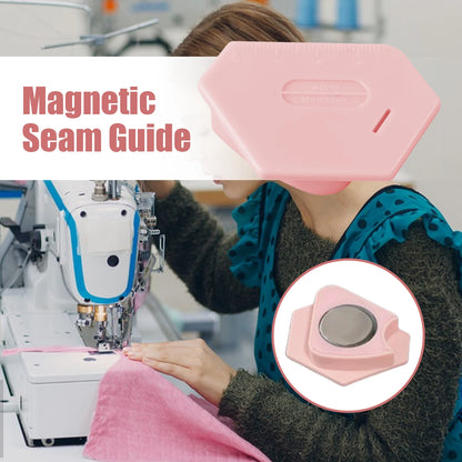 Sewing Machine Magnetic Seam Guide Multifunctional Hem Guide Ruler Magnets Guide Seam Guide Ruler Hemmer Guide Sewing Machine