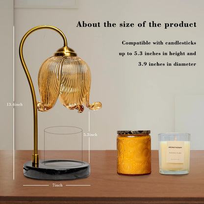 French Tulip Flower Candle Lamp