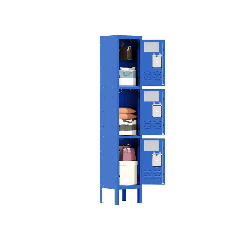 3-Door Lockers for  Gym, School, Office, Garage