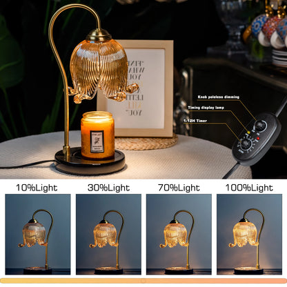French Tulip Flower Candle Lamp
