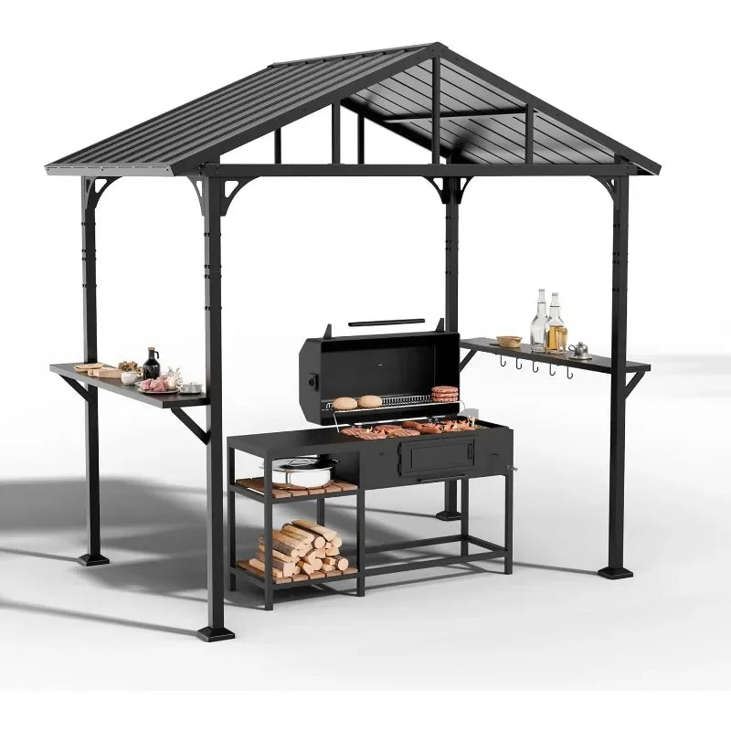 Gazebo with Galvanized Steel Roof