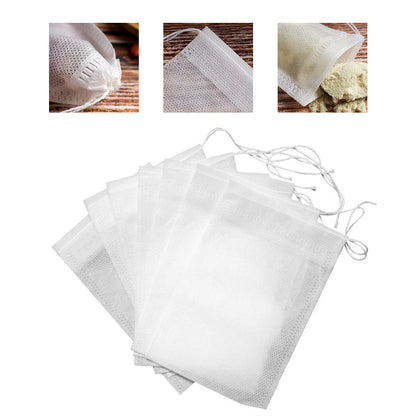 100 Pieces Fabric Tea Infuser Bags