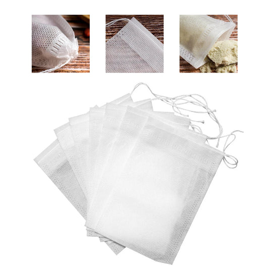 100 Pieces Fabric Tea Infuser Bags