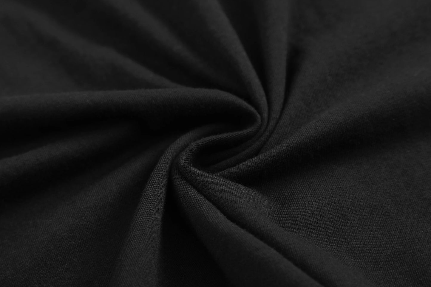 Printed Black T-Shirt For Fall