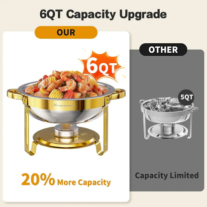 4 Pack Chafing Dish Set