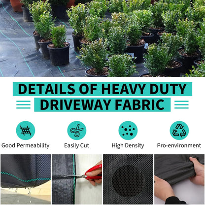 Woven Landscape Fabric,Heavy Duty Weed Block