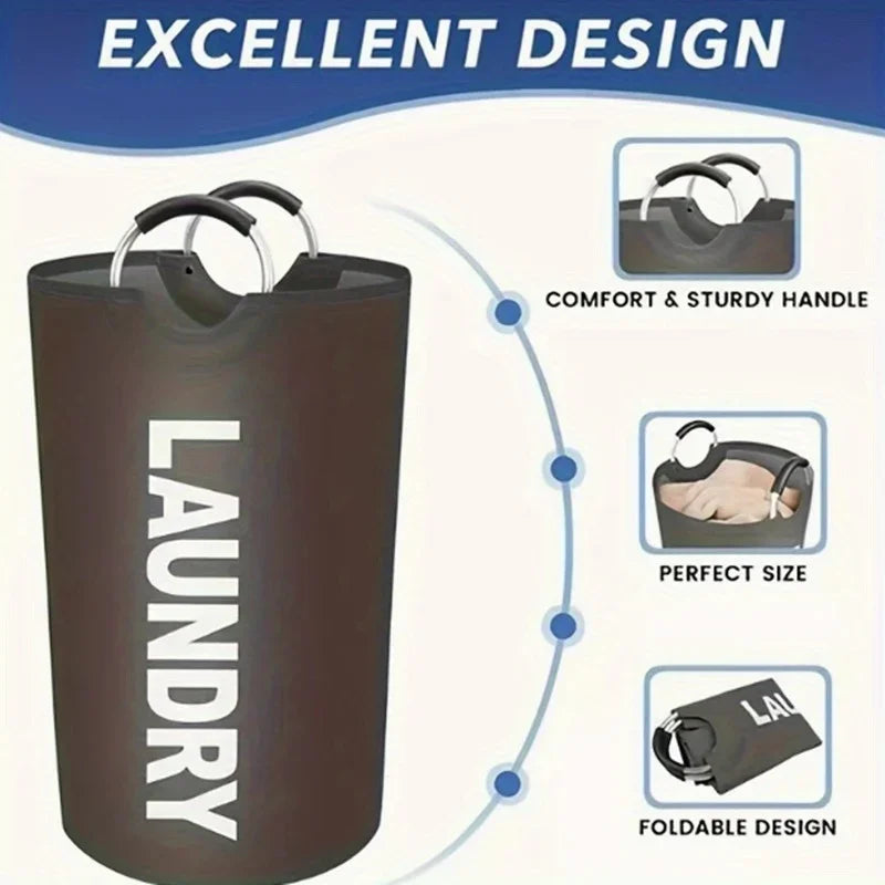 Extra-Large Laundry Basket with Padded Handle
