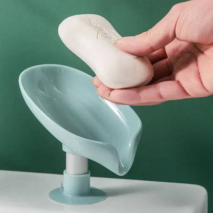 Leaf Shape Soap And Sponge Holder